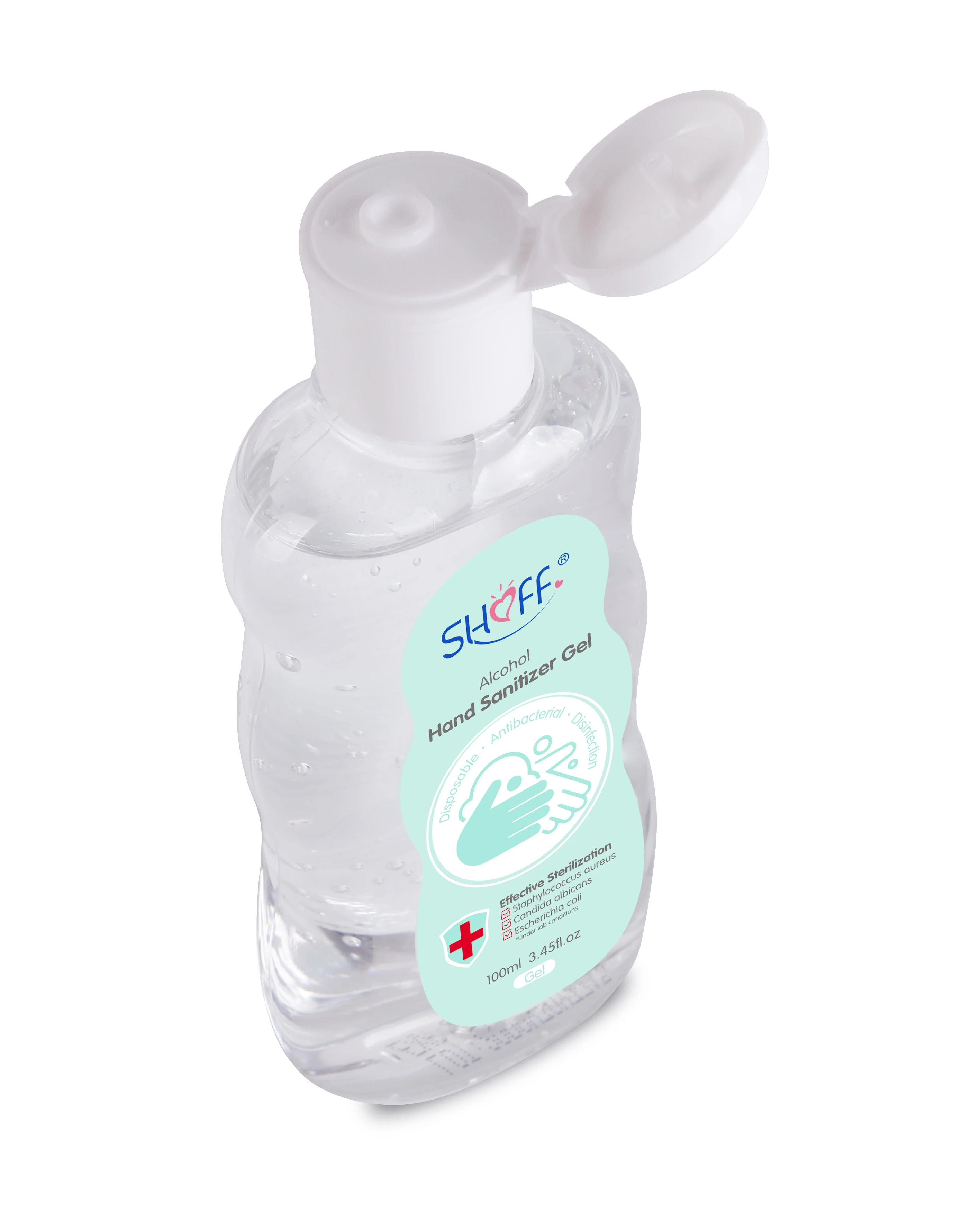 50ml 100ml 236ml  lcohol gel hand sanitizer free water,
