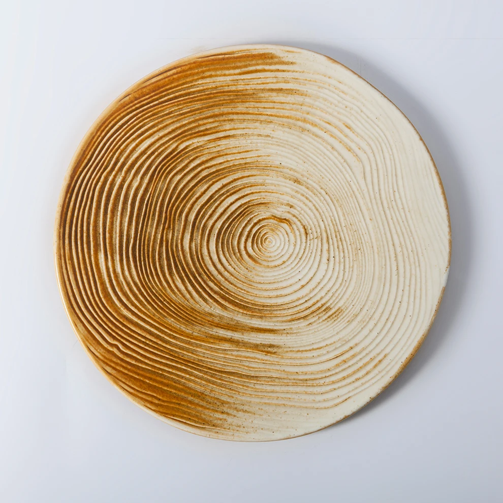 outdoor camping tableware set customized dinner plates for restaurant plates ceramic dinner