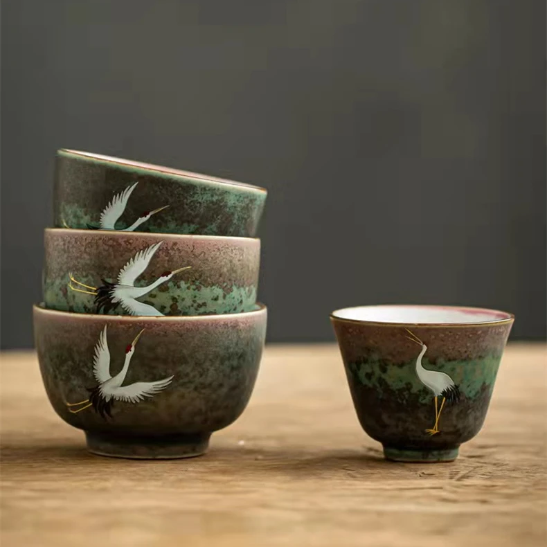 In Stock Small Ceramic Tea Pot Japanese Style Teapot and Teacup Set Smart Porcelain Tea Pots Oriental Mini Pottery Teapot