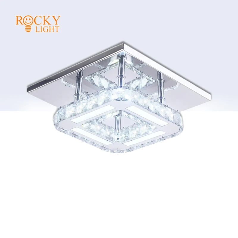 Tri-Color Cold light/Neutral light/warm light Crystal ceiling light