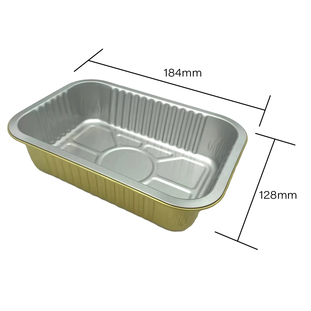 High Quality Disposable Rectangle Aluminum Foil Packaging Machine Container Multipurpose Falcon Foil Paper Aluminum Foil Roll