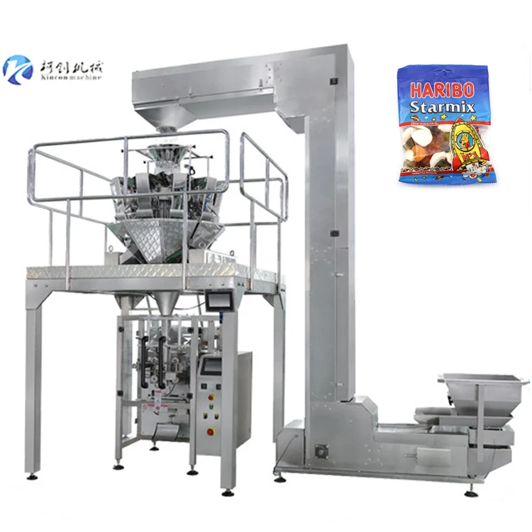 
vertical Automatic Granule Coffee Bean Candy Seeds Grain Pouch packing machine 