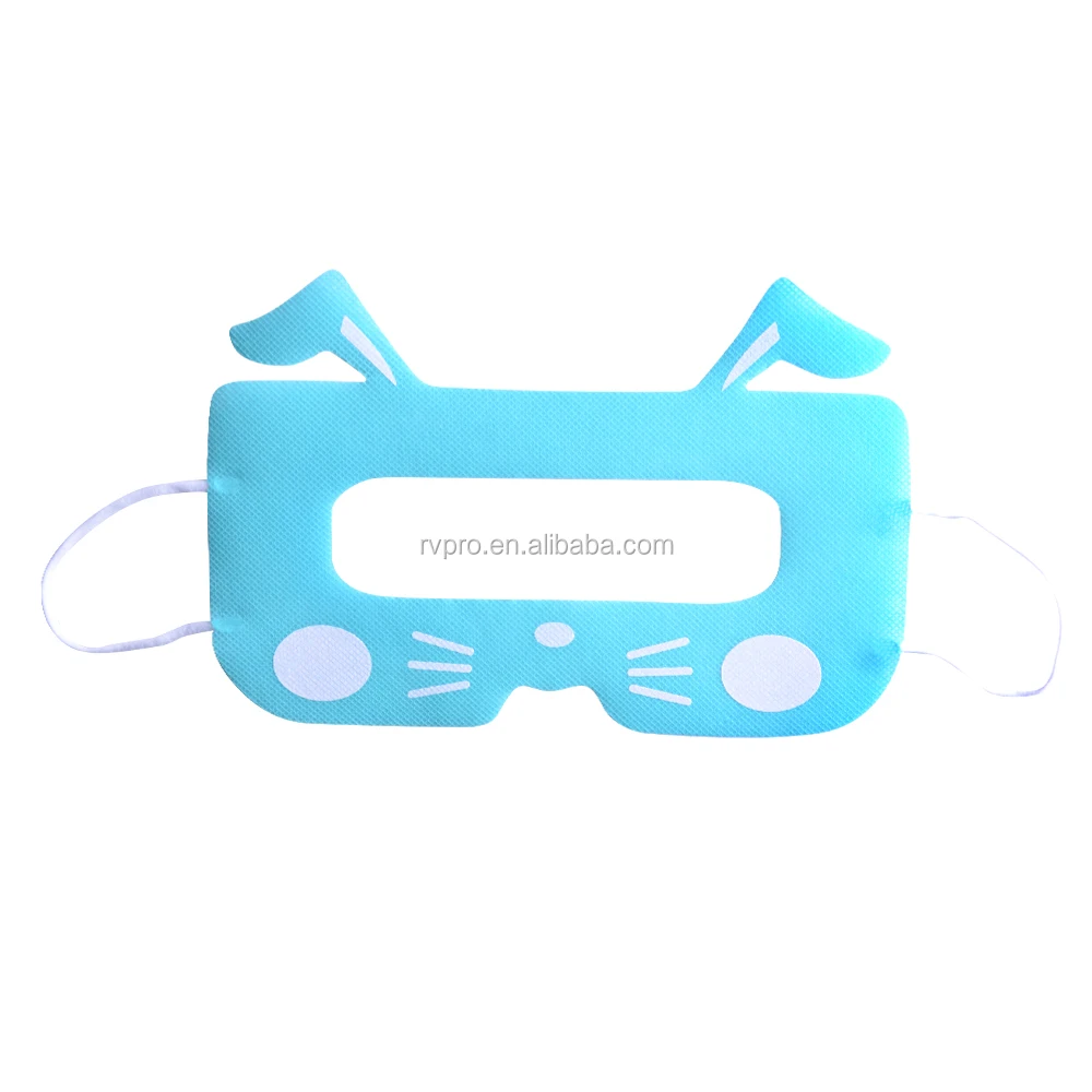 Очки виртуальной реальности VR маска одноразовая для глаз Oculus/ HTC/Gear предотвращают глазные инфекции (черный 100