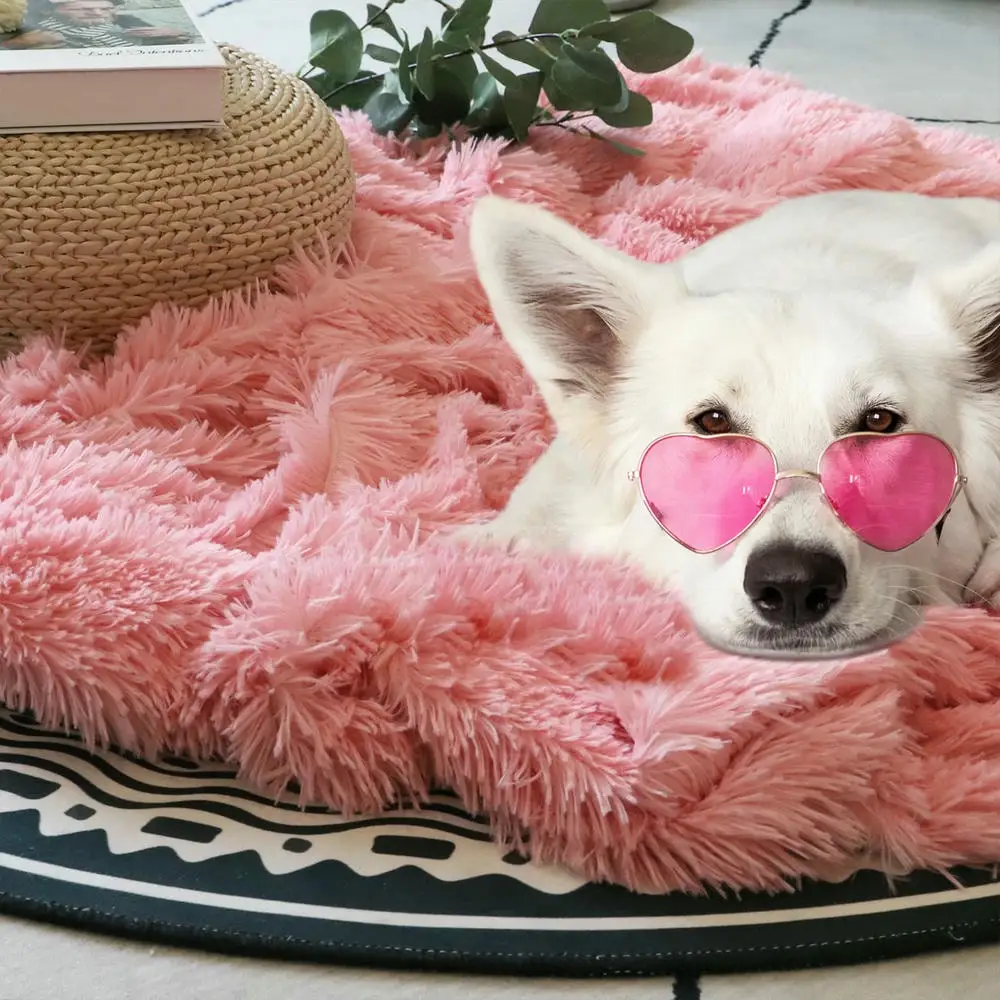 Faux Fur Throw Blankets Wholesale Microfiber Shaggy Fleece Blanket for Winter Plush Soft Warm Decorative Blankets