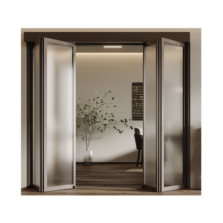 Special sale Folding doors with portable soundproof balconies double glazed doors and Windows