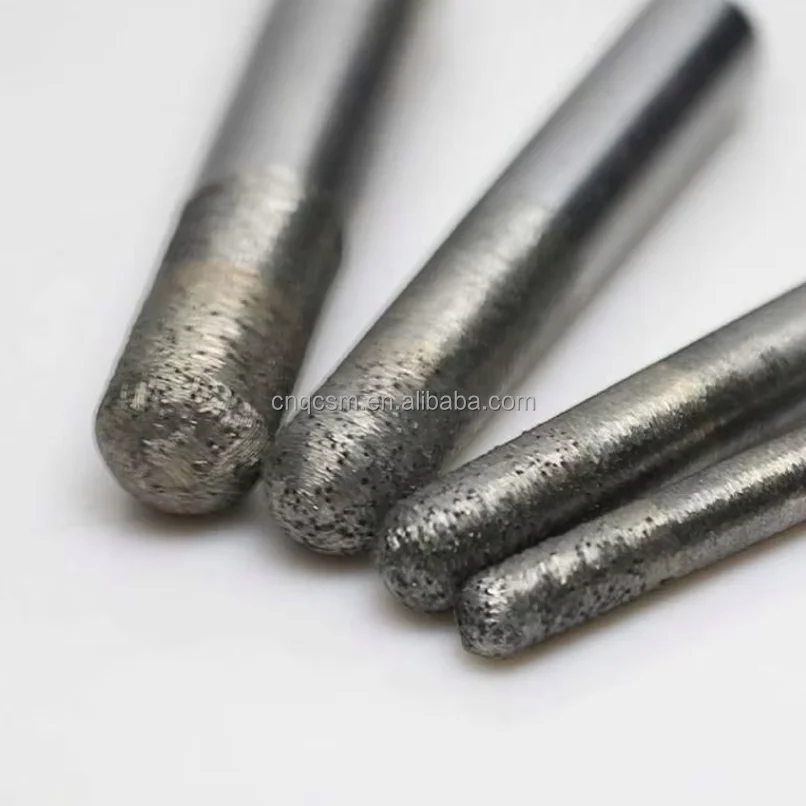 Hot Sale Sintered Diamond Polishing Burr Router Bits Ball Nose Stone Bit for Cutting Granite
