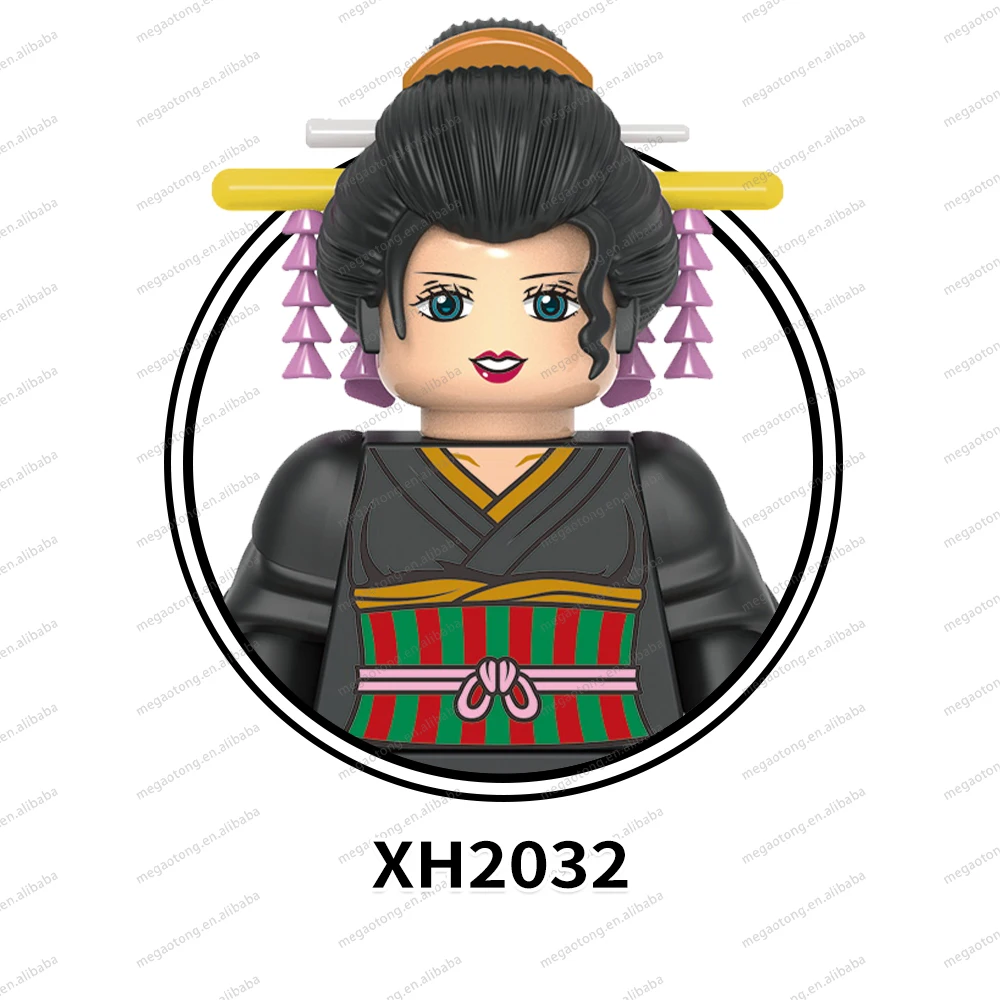 X0352 Japanese Manga Yamato Figure Series Gifts Puzzle Creation DIY Building Block Sets Educational Anime Kids Toys