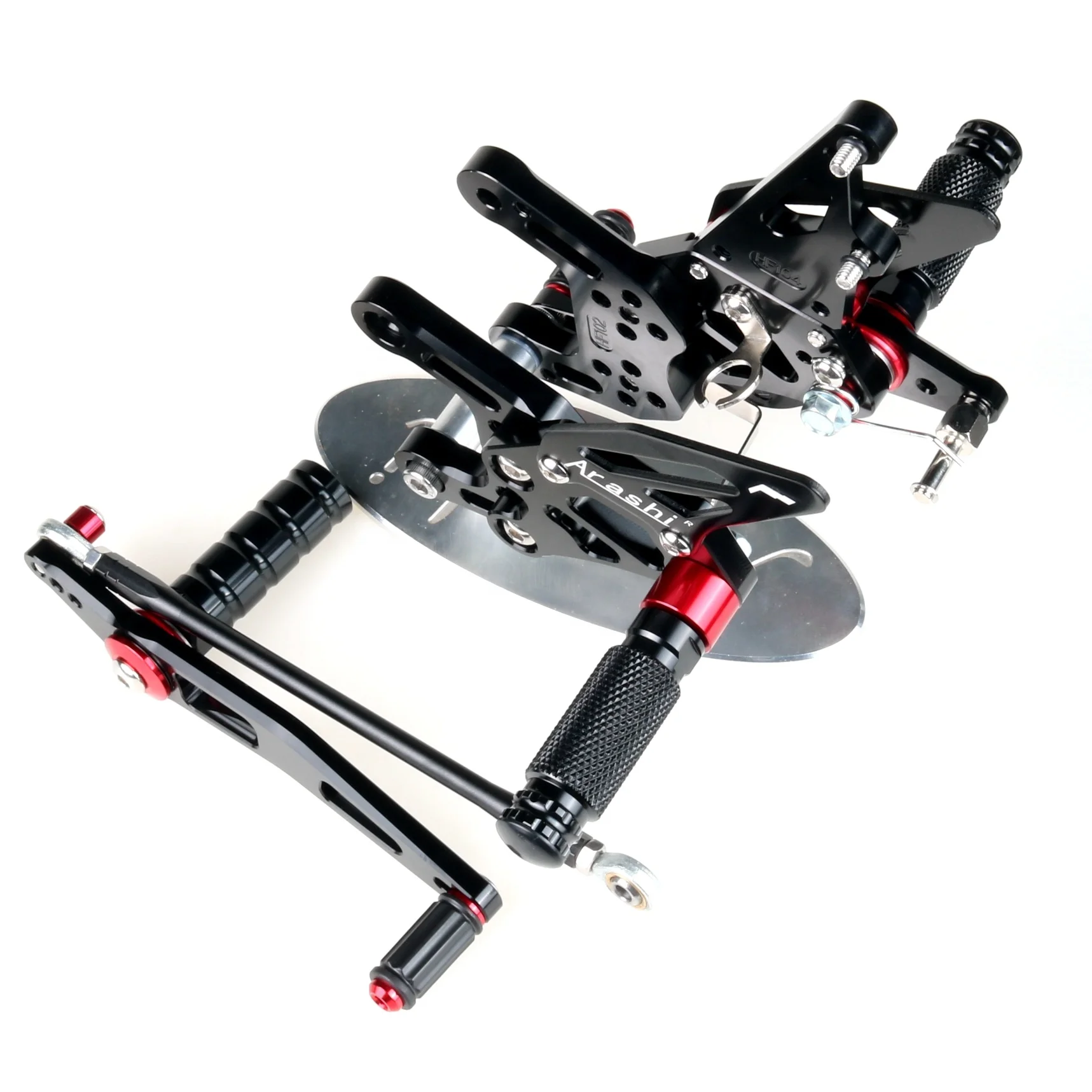 Motorcycle Accessories For YAMAHA R1 2009-2014 CNC Aluminum alloy Motorcycle Adjustable Rear Foot Rest