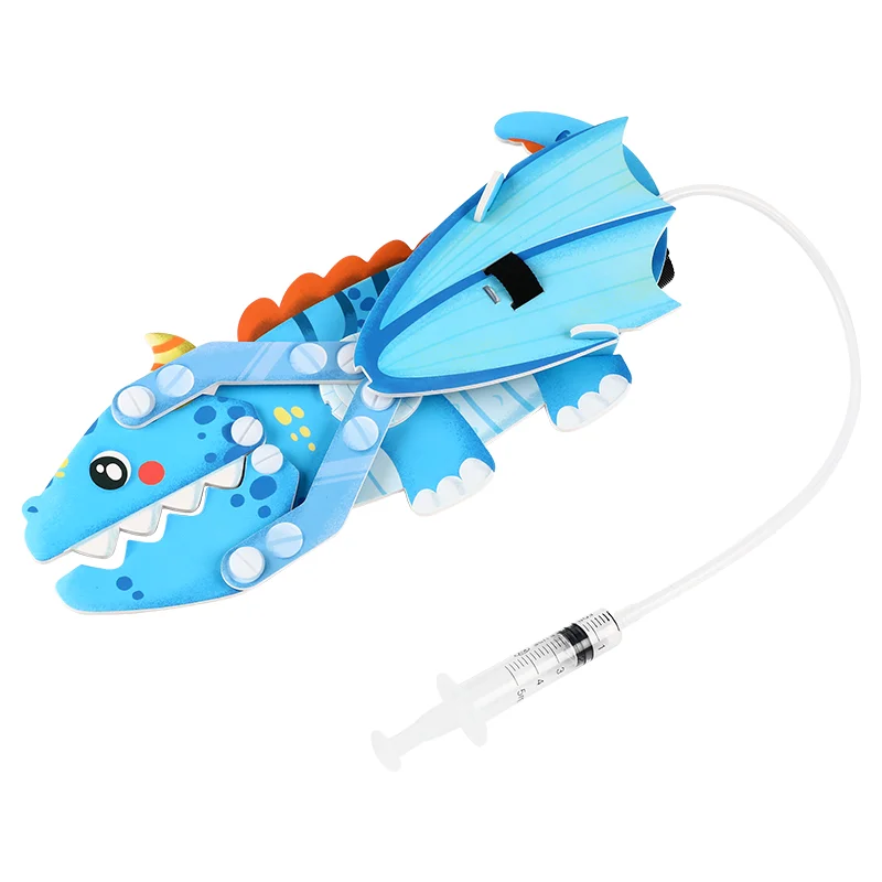 New hot DIY hand-assembled science toys hydraulic manipulators for children