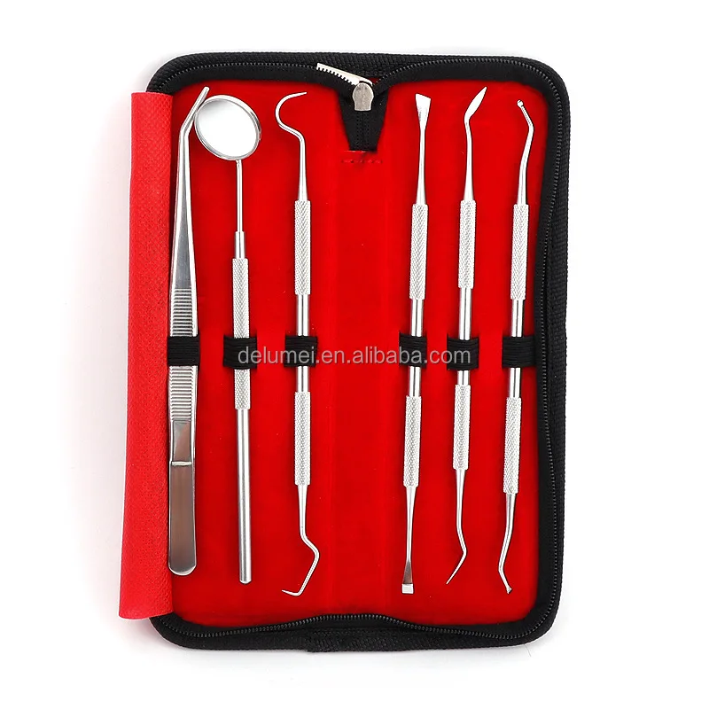 Reusable Portable Stainless Steel Toothpicks Metal Tooth Cleaning Tool