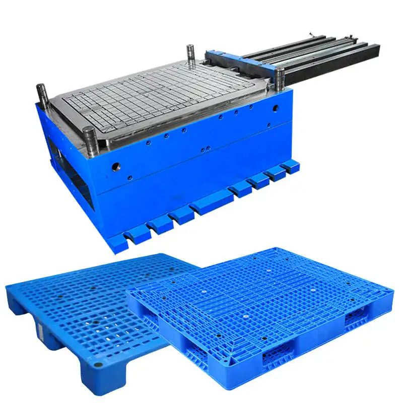 heavy duty plastic pallets mold mould maker for 1400*1400*145   frid surface plastic maker