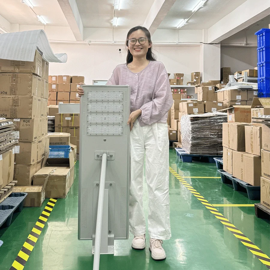 waterproof all in one outdoor protection safety performance solar street light plastic lamp for road in korea