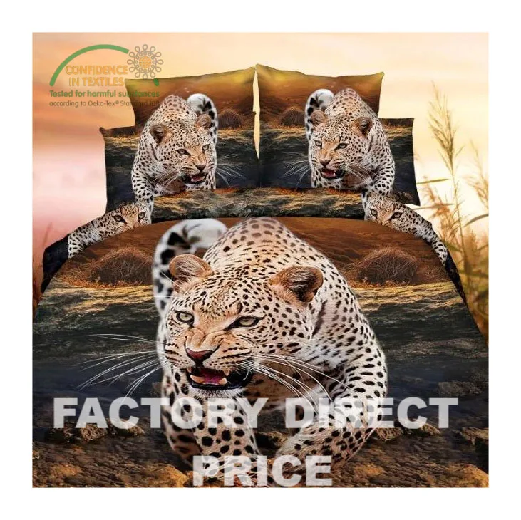 Factory wholesale 3D printed Home Textile fabric 100% Polyester Bed Making Bed Sheets Printed Fabric Woven