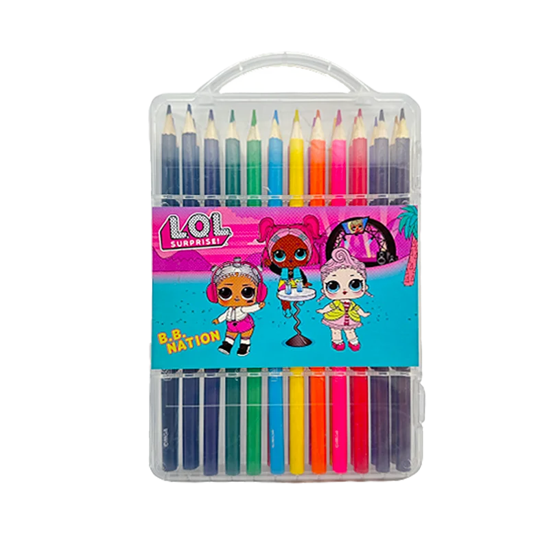 Wholesale Best Seller Round Professional-Grade Pigments 24 Colors Cute Pencil Colour Pencils