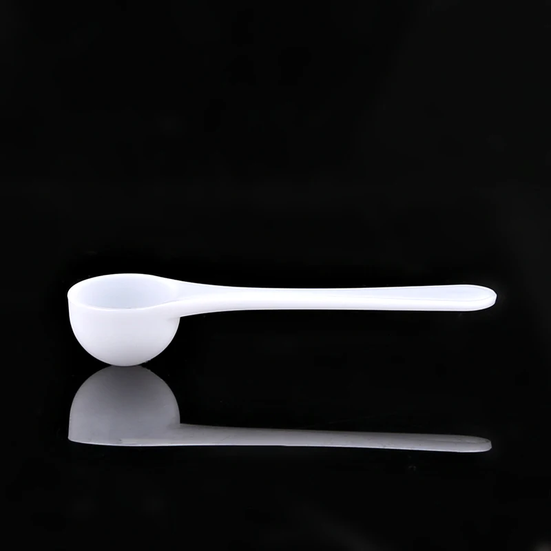 
Kitchen available salt spoon mini white 5g plastic measuring spoon 