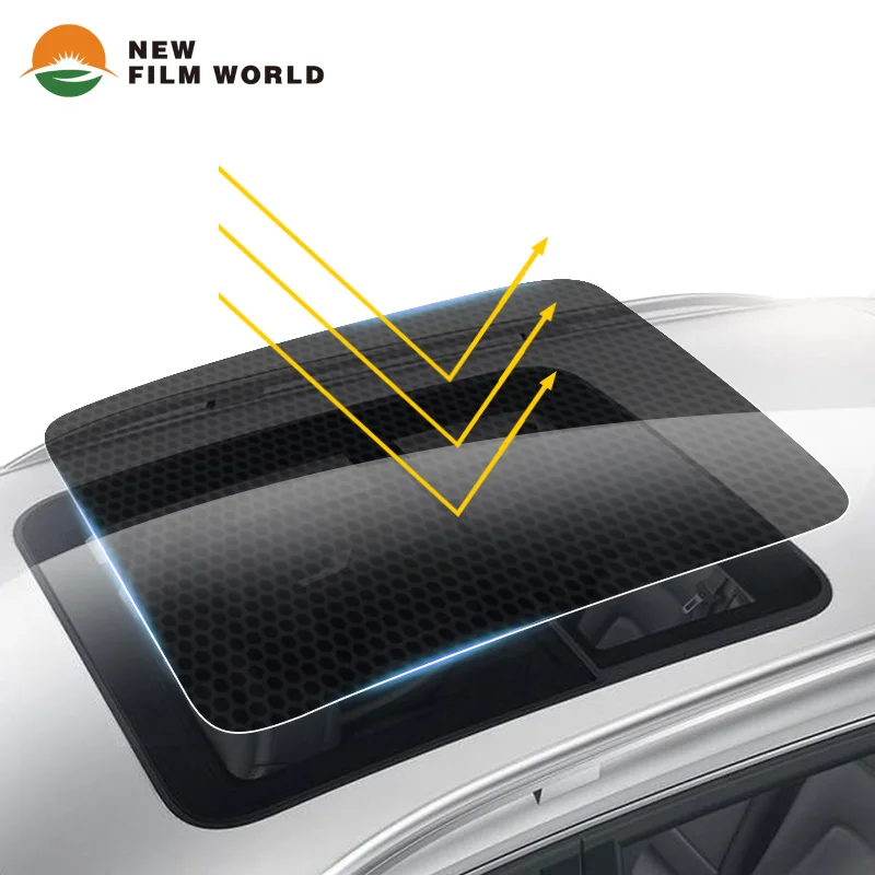 Sunroof Film Car Sunroof TPU Self Healing Icy Sunroof Paint Protection Film High IR Rejection Car Window Film