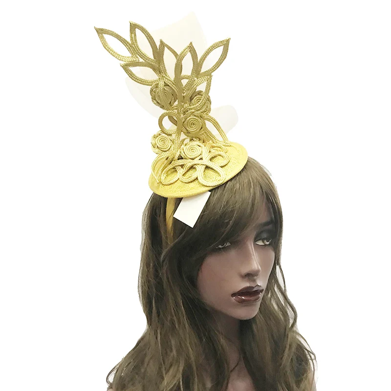 
Factory OEM design colorful sinamay hats 