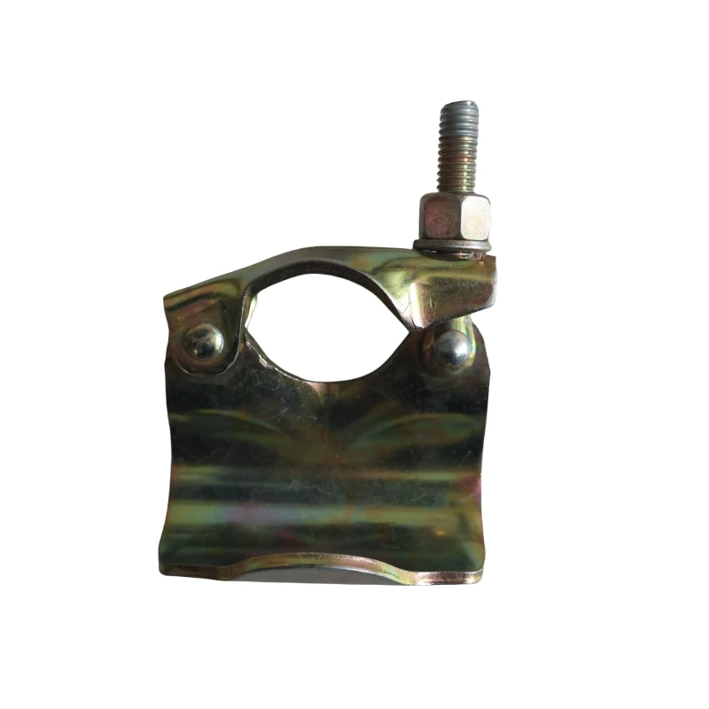 Durable Scaffolding Accessories Double Coupler Swivel Fixed Clamp Pressed Steel Pipe Clip For Construction