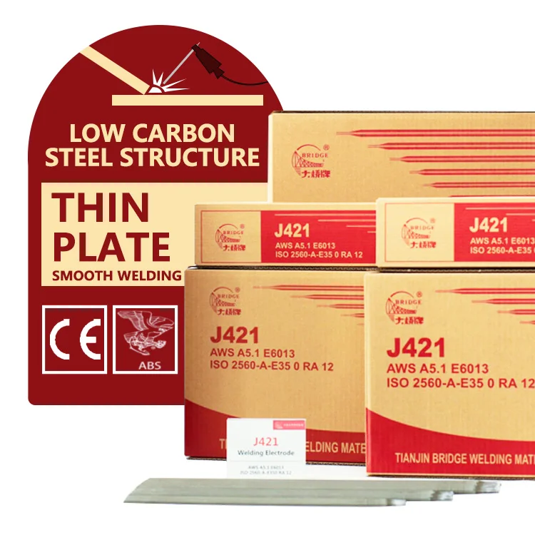 factory directly Tianjin Bridge welding rods AWS E6013 for carbon steel