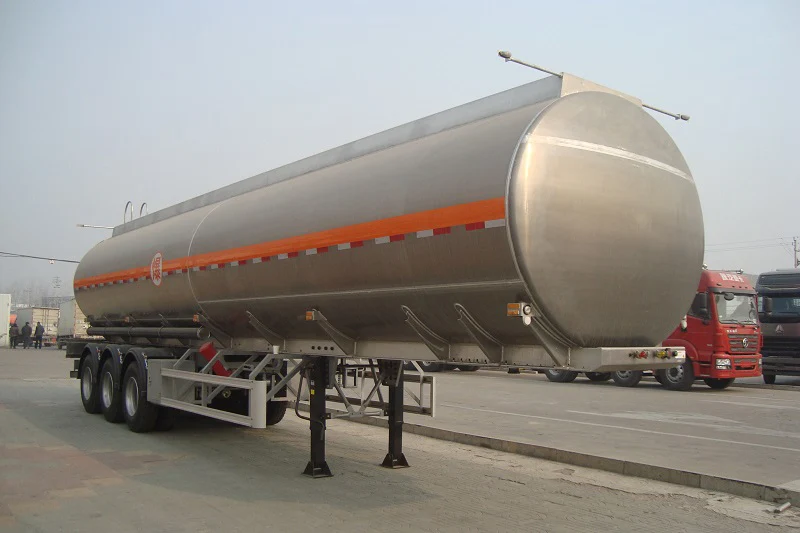 Vehicle Master carbon steel liquid diesel oil storage tanks transport drawbar tanker truck 45cbm fuel tank semi trailer