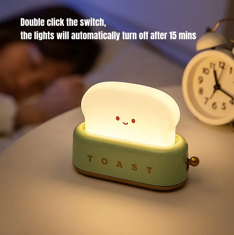 Лучше милый USB перезаряжаемый тостер ночной свет