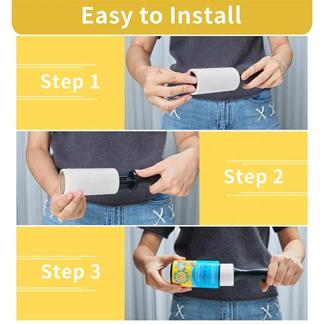 ALFRONE Lint Rollers for Pets,Extra Sticky ,Mega Pack of 420 Sheet,6 Refills,2 Reusable Handles with Covers