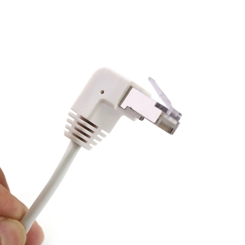 
RJ45 Ethernet Plug Micro Mini USB C 90 Degree TV DC Power Barrel Jack USB-C Connector Left Right Angle Cable 