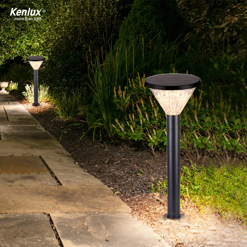  Wholesale Aluminum Outdoor Solar Post Light Waterproof Garden lights Courtyard Pillar