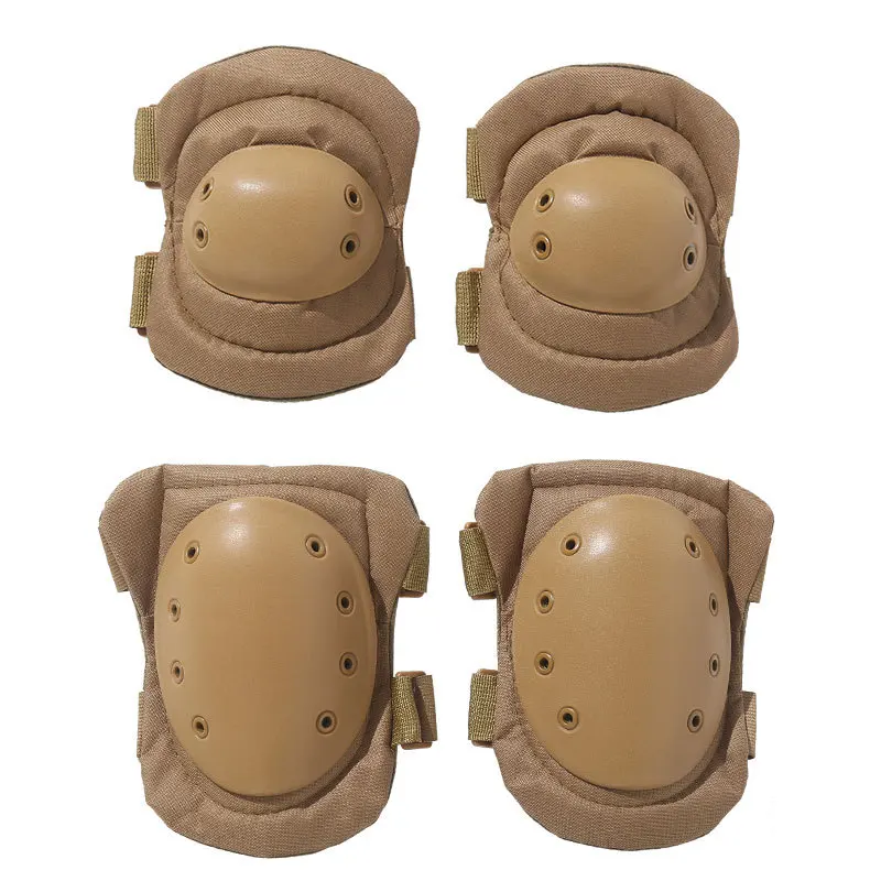 Outdoor tactics Hard shell elbow pads Ski skating sports Rock climbing knee pads Thickened CS real equipment training elbow pads