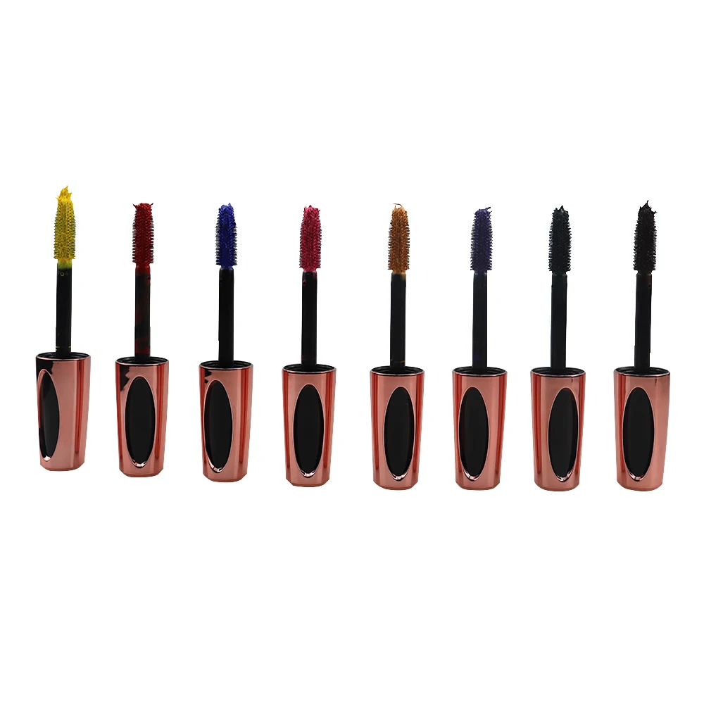 Colorful Vegan Liquid Mascara Long-Lasting Lengthening and Curing Mineral-Based with No Logo Private Label