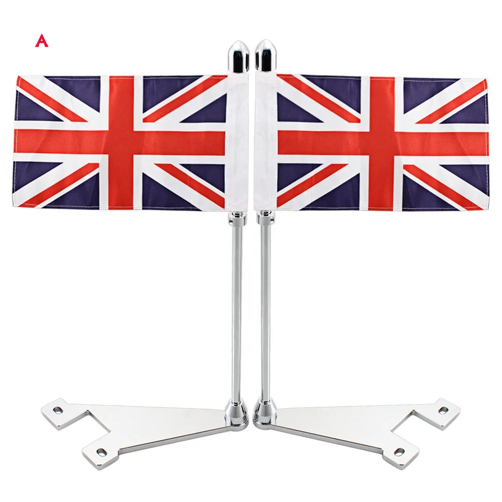 Motorcycle Flag Pole Rear Side Mount Luggage Rack For Harley Touring Electra Road Glide King Hard Stretched Saddle Bag Flag