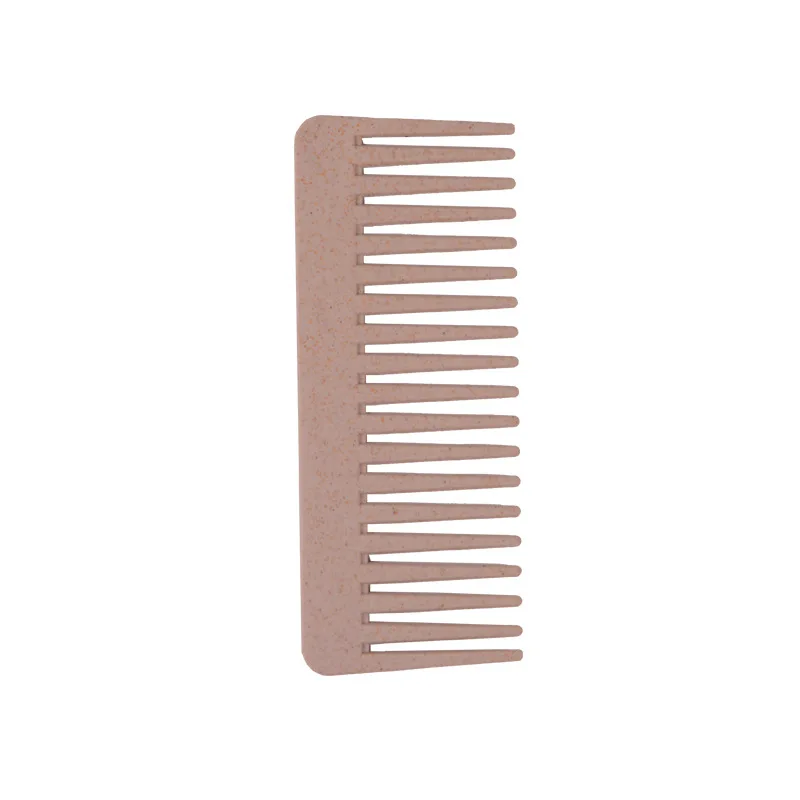 Biodegradable Hair Comb Promotional Wheat Straw Pocket Comb Personalized Pocket Straw Flat Comb