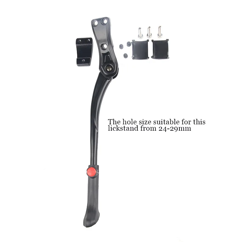 1 Pc Adjustable MTB Bicycle Parking Rack Support Side Kick Stand Foot Brace Cycling Parts Bike Holder Footrest