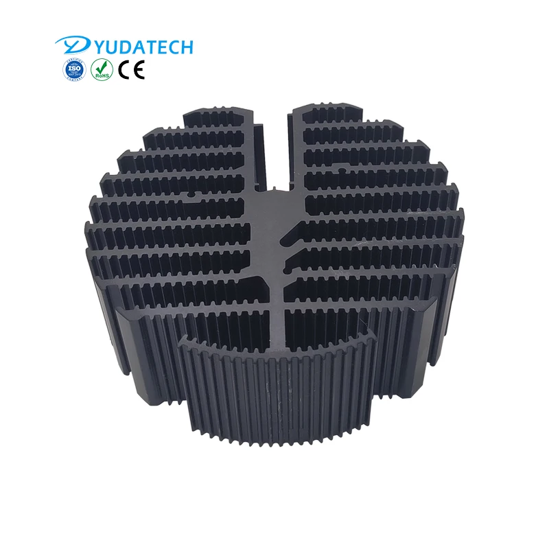 Customized LED Sunflower Heat Sink Anodized Aluminium Extruded LED Cooling Heatsink For LED