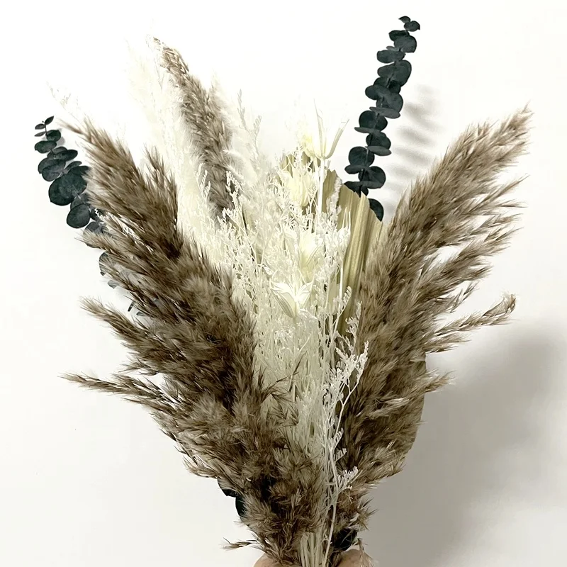 wholesale price Preserved dried bridal bouquets wedding plastic tote bag plush toy bouquet paper bouquet