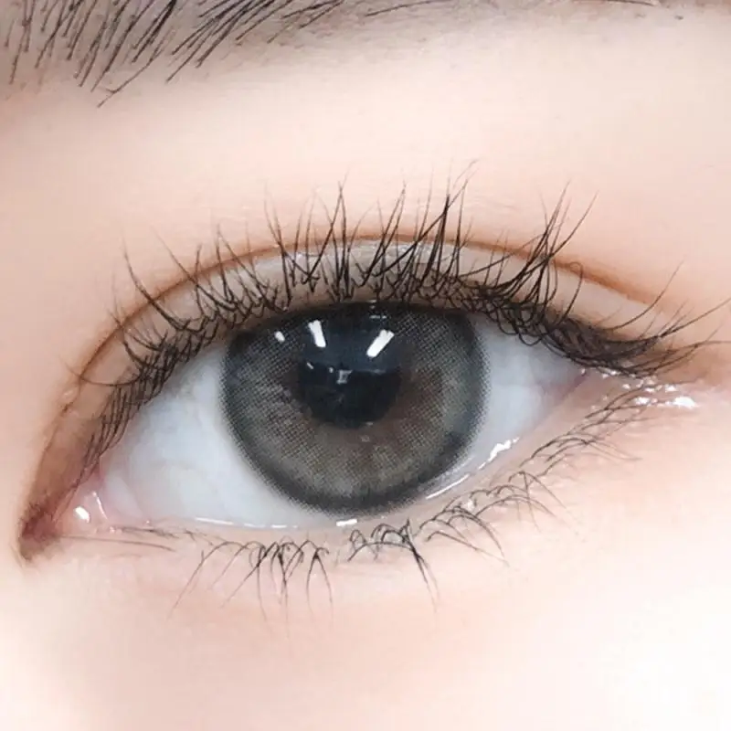 New arrival pearls gray colored contact lens  tea contact lenses eye contacts  lente de contato eye lanc soflens 14.2 mm