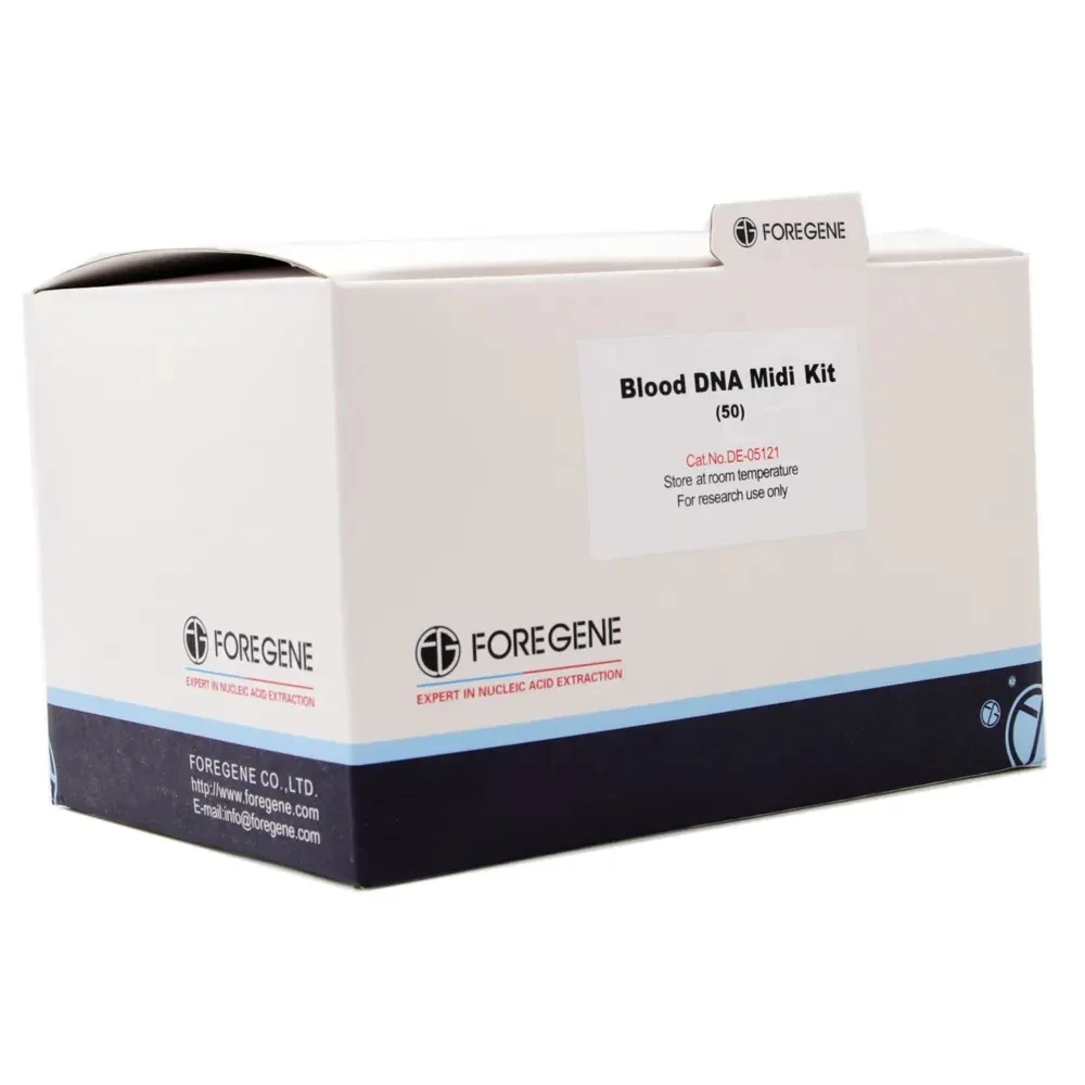 Blood DNA Midi Kit (1-5ml) Blood Isolation Midi Kits For DNA From Blood