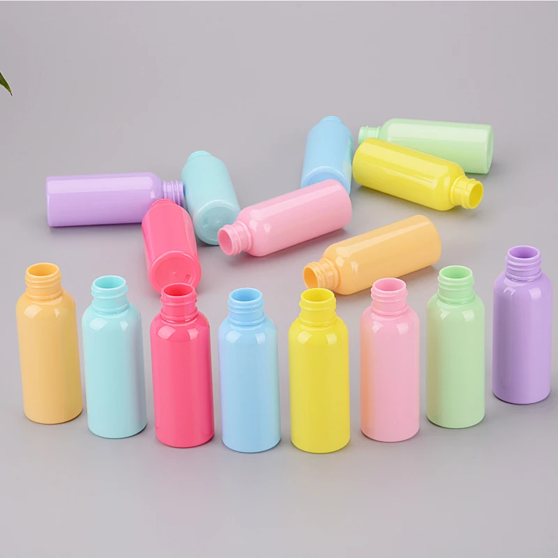 50ml PET Travel Colorful Pocket Size Cosmetic Portable Macaroon Spray Bottle