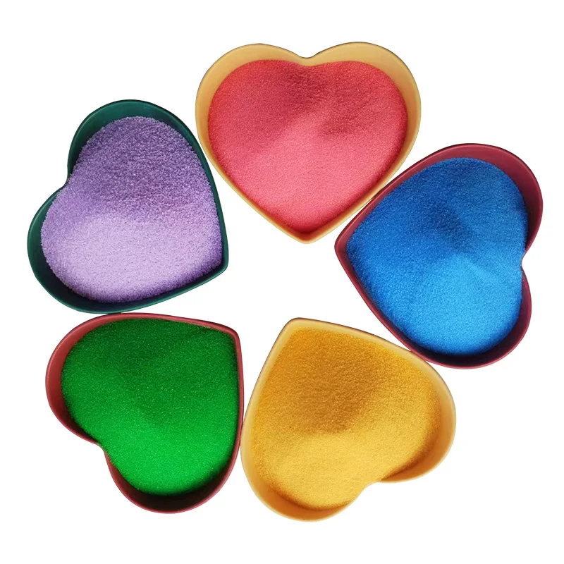 bulk colored quartz sand for sale / manufactured  colorful sand used for drawing