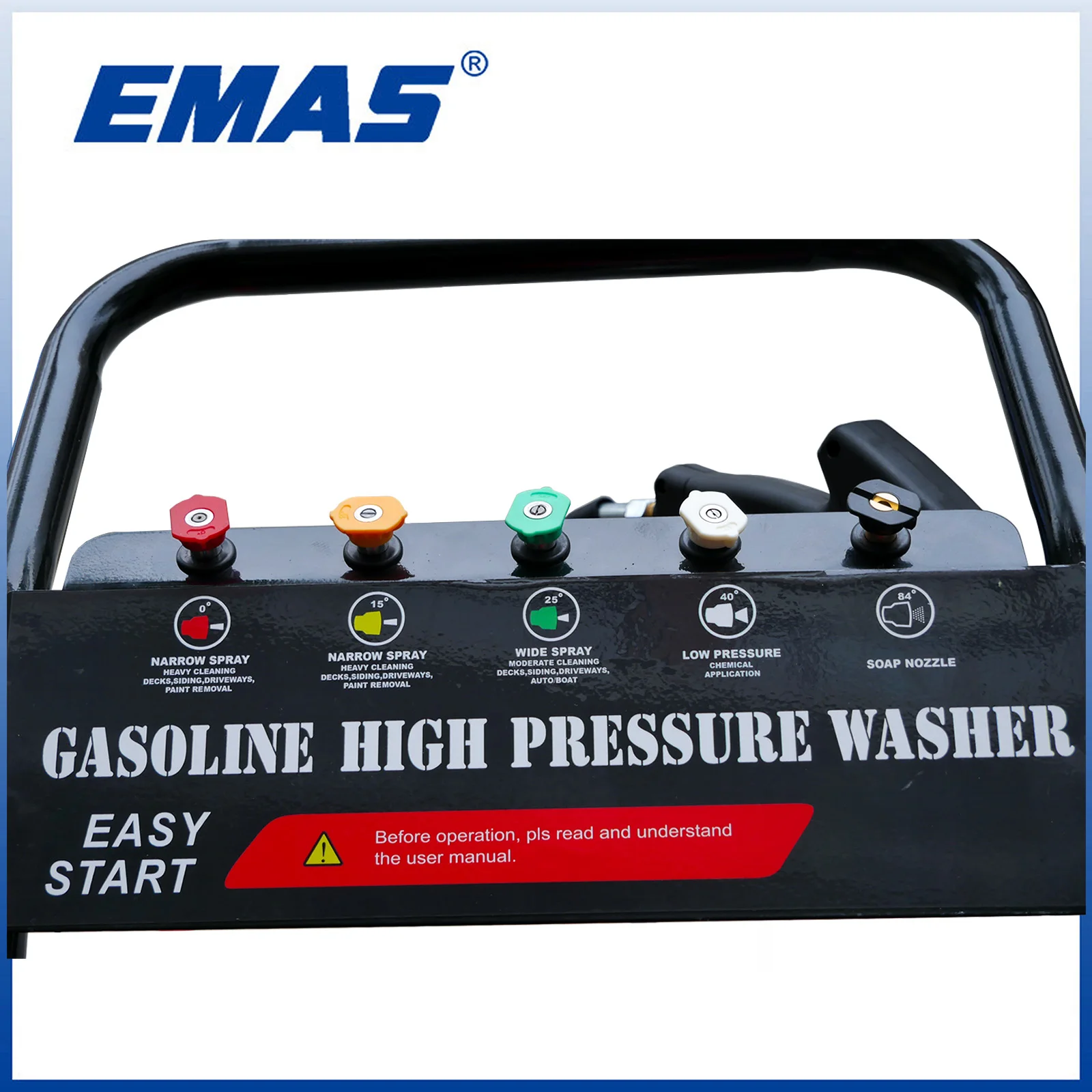 200Bar 250Bar 170F Engine Car Cleaning Adjustable Spray Gun Car Wash Machine High Pressure Washer 7HP