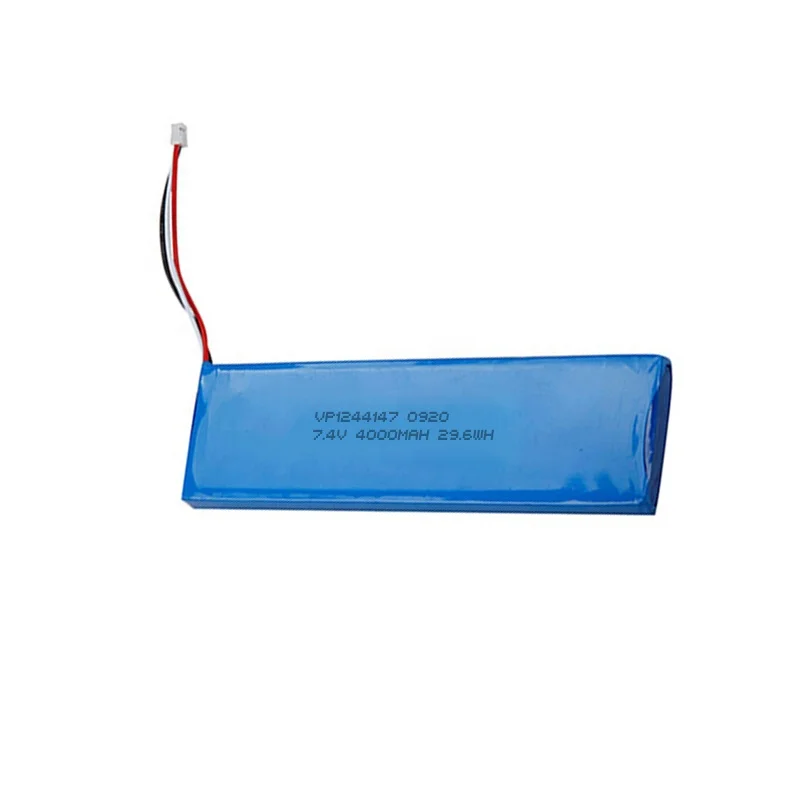 OEM/ODM 7,4 V 4000mAh VP1244147 перезаряжаемый литий-полимерный аккумулятор для солнечных батарей