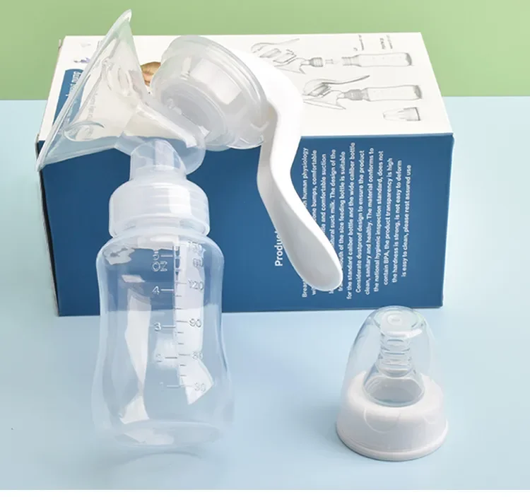 Factory Hot Sale High Quality Hands Free Breast Pump Best Manual Breast Pump BPA Free
