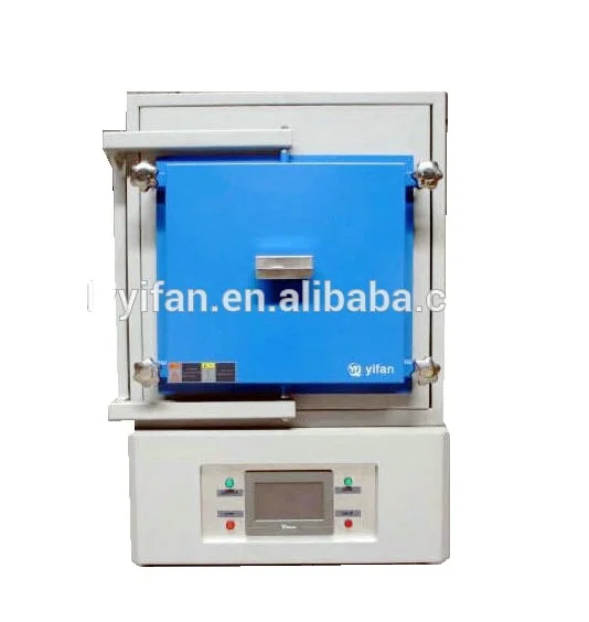 12L PLC touch screen controller Controlled atmosphere electric resistance chamber muffle furnace 1400C YFA-1400