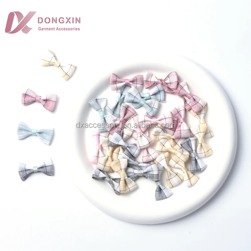 Factory Wholesale Fashionable Mini Ribbon Bow Tie for Garment Decoration for Lingerie sock DIY toys accessories