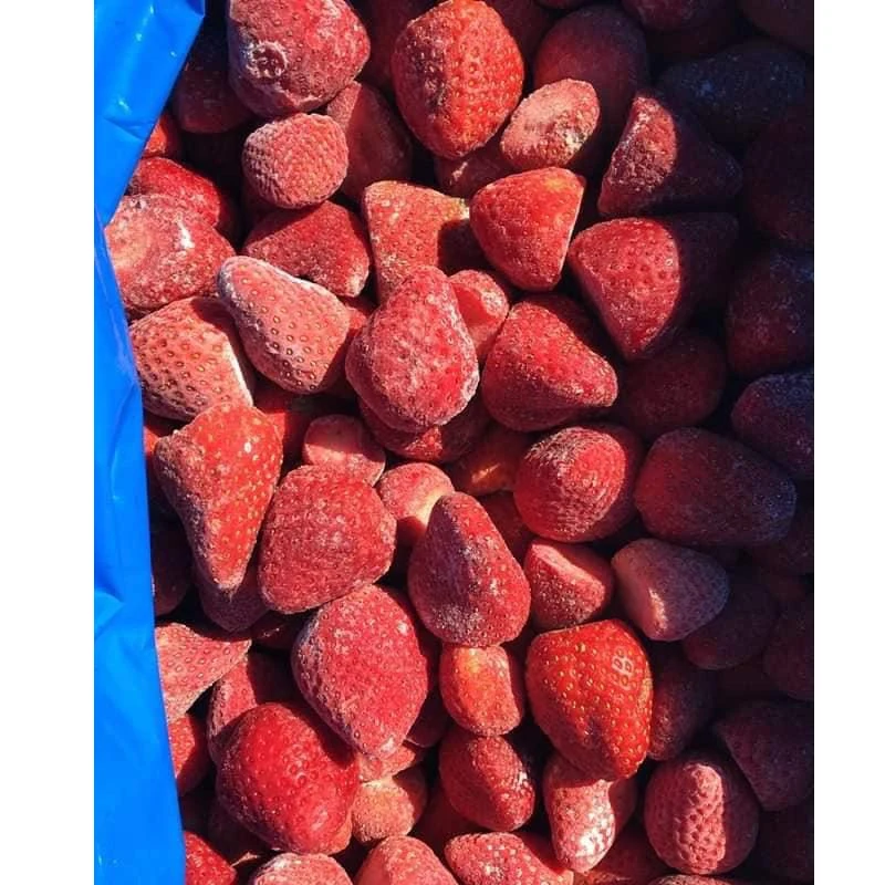 Новый сезон, экспорт замороженной клубники IQF, замороженные красные клубники оптом