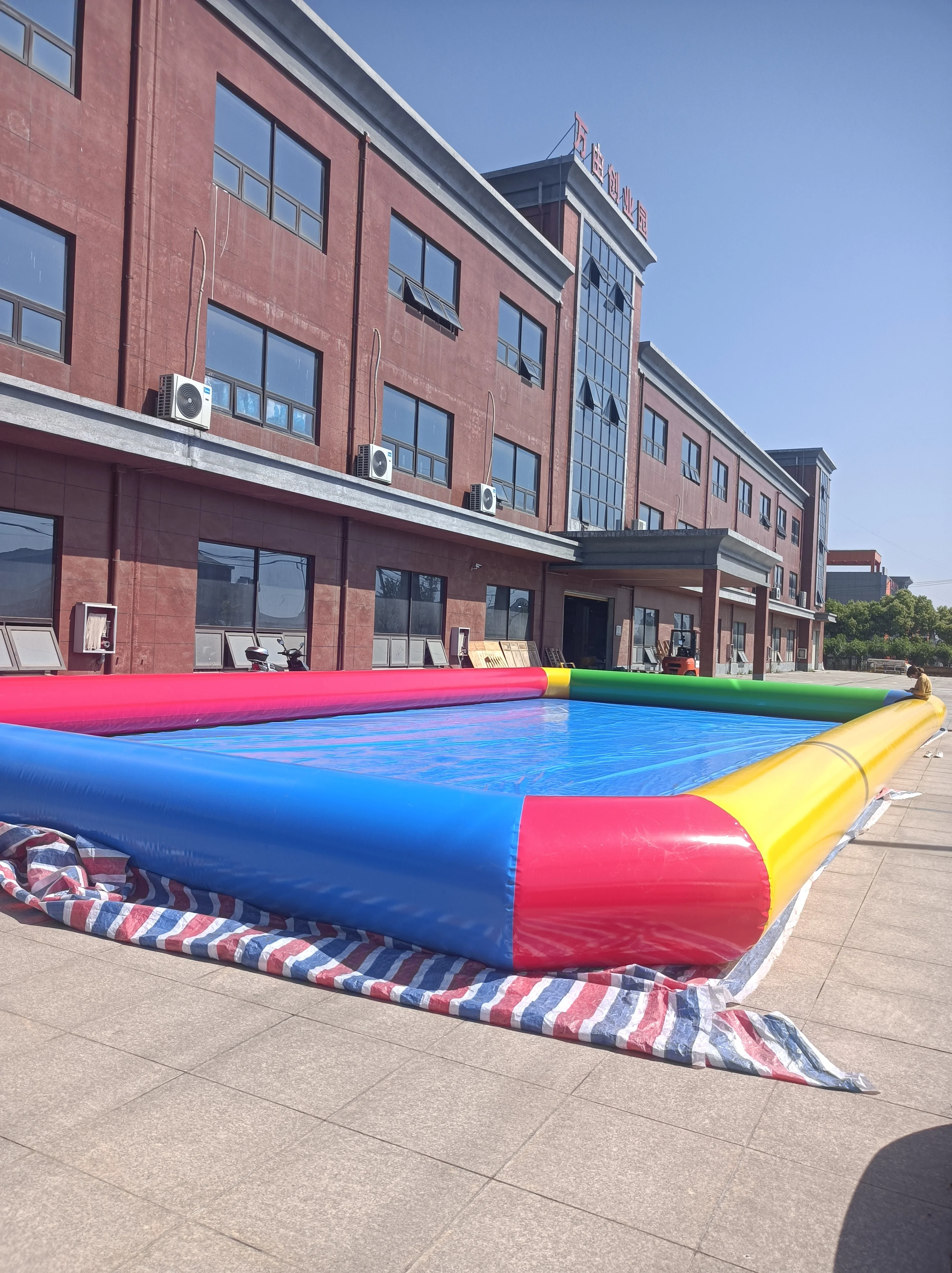 inflatable swim pool adult kids indoor outdoor water play commercial grade inflatable swimming pool with roof