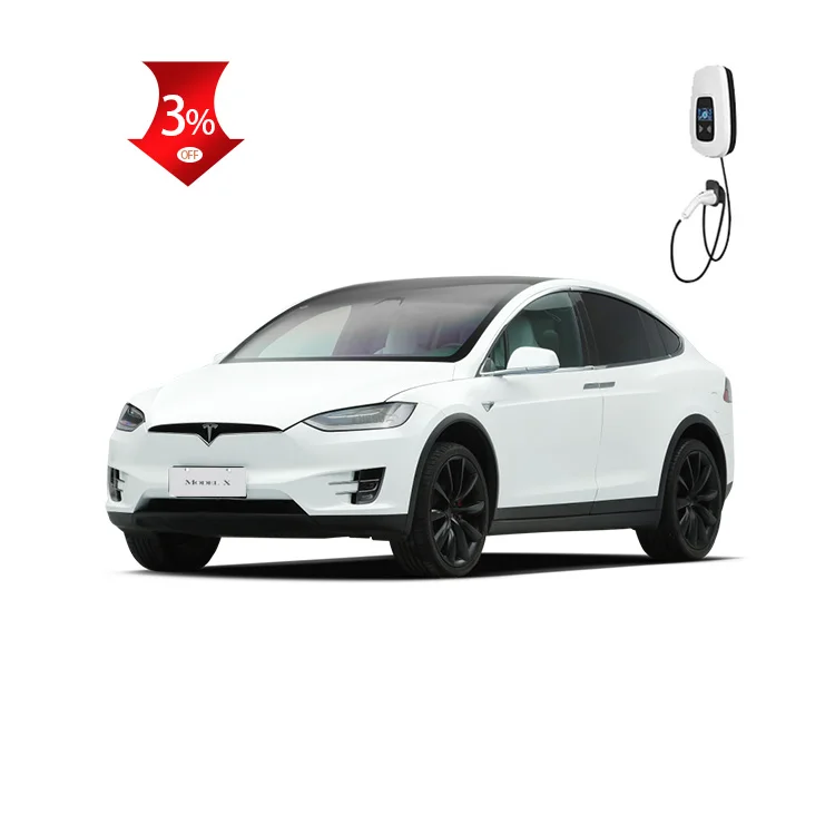 2024 2025 белая модель Tesla x Автоматическая Новая энергия автомобиля внедорожник седан
