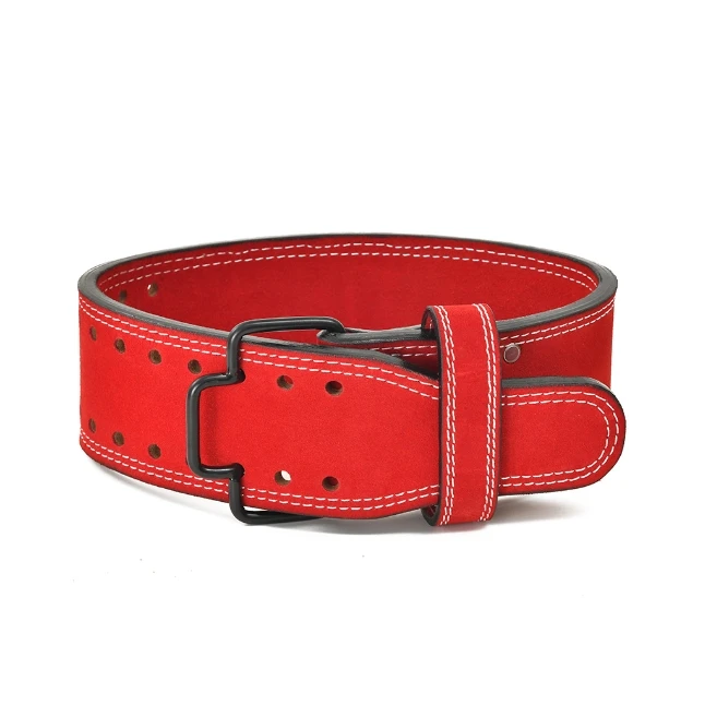 Weight Lifting Belt Genuine Leather Adjustable Comfortable Weight Lifting Belt Lumbar Support For Enhance Your Training