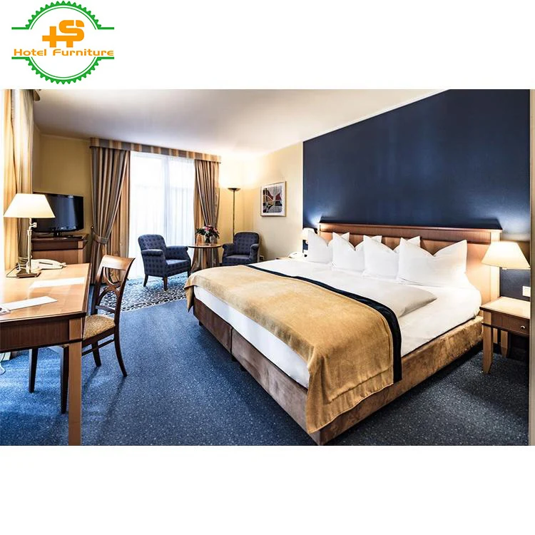 
Premium Quality Designer custom made solid wood 5 Star Resort Hotel Bedroom Furniture Sets 
