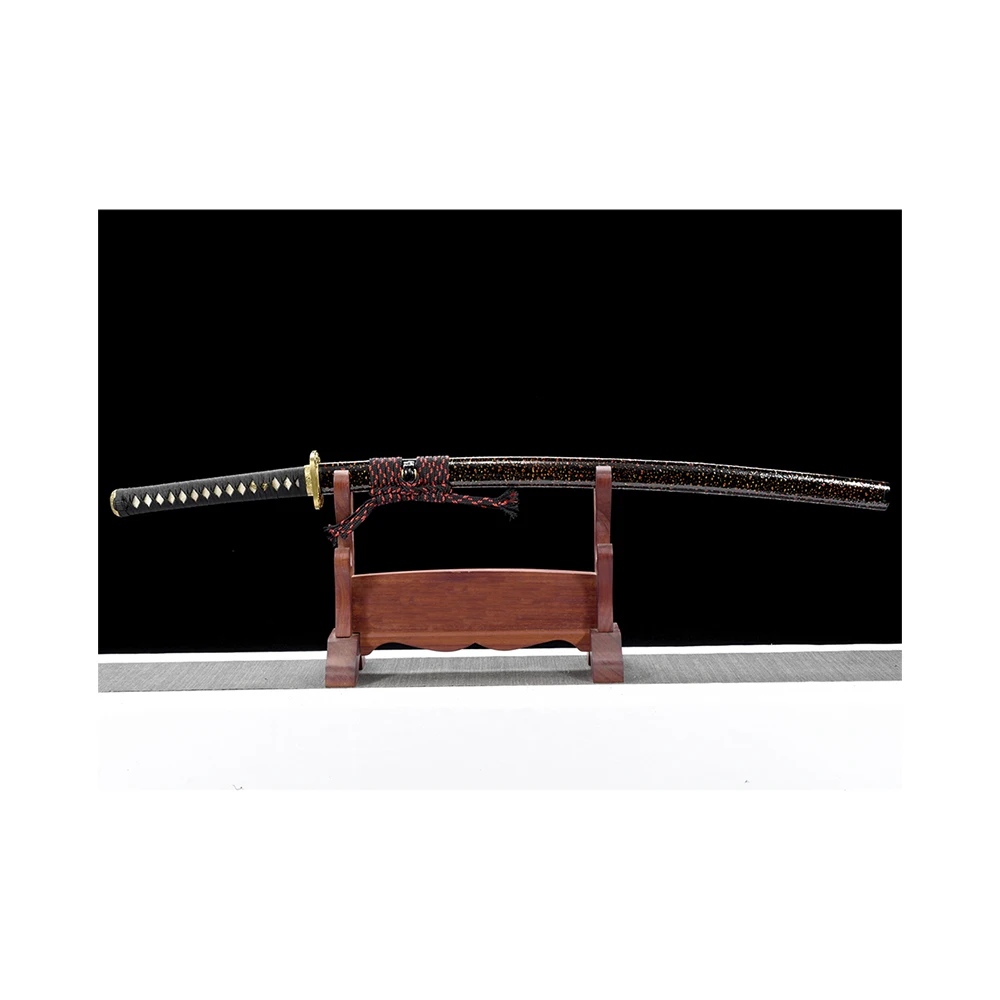 New Ninja Combat Weapons Functional Swords Handmade Original Japanese Full Tang Sword Beautiful Golden Sword for Sale